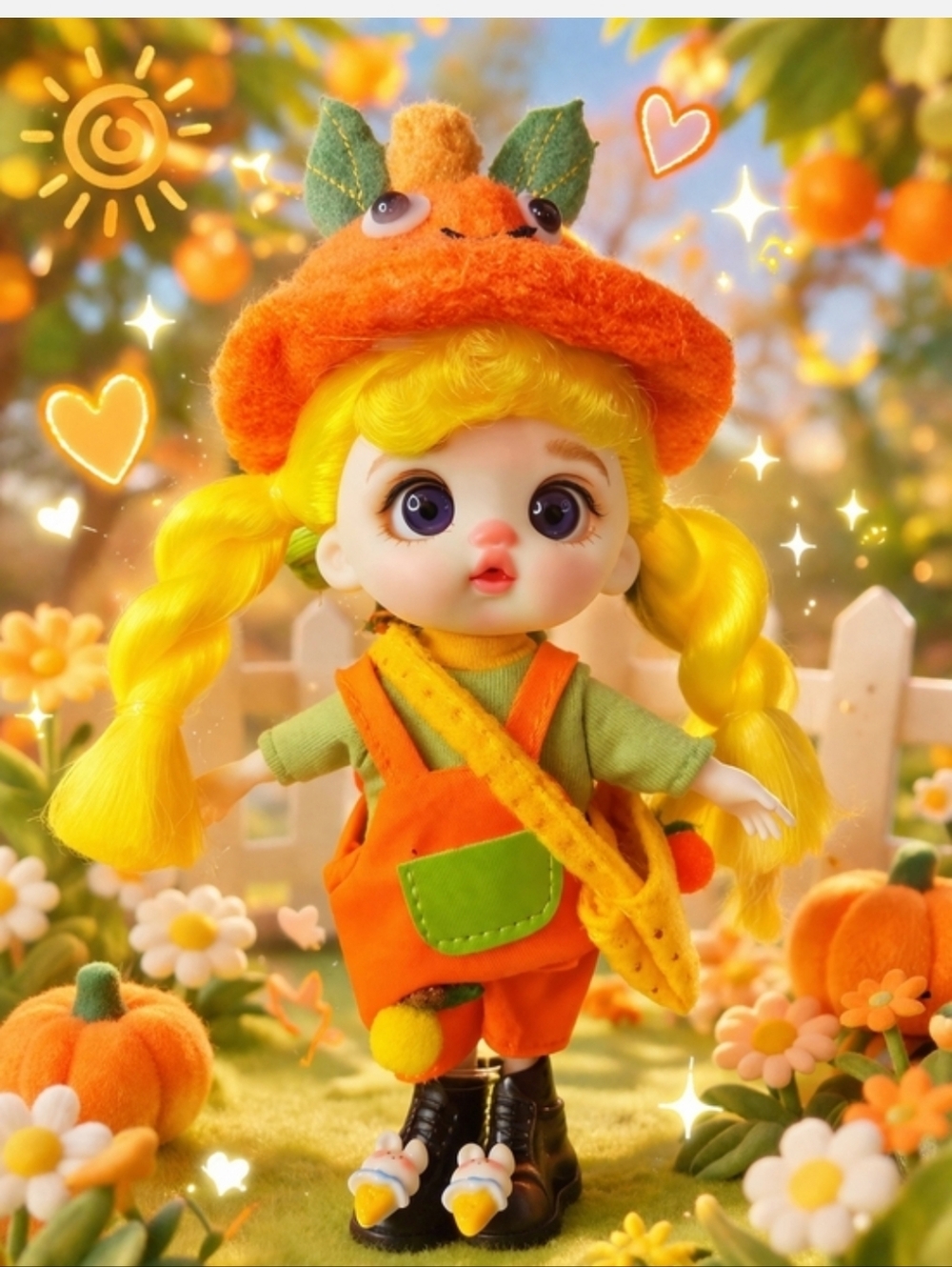 Yellow Haired Tomato Doll